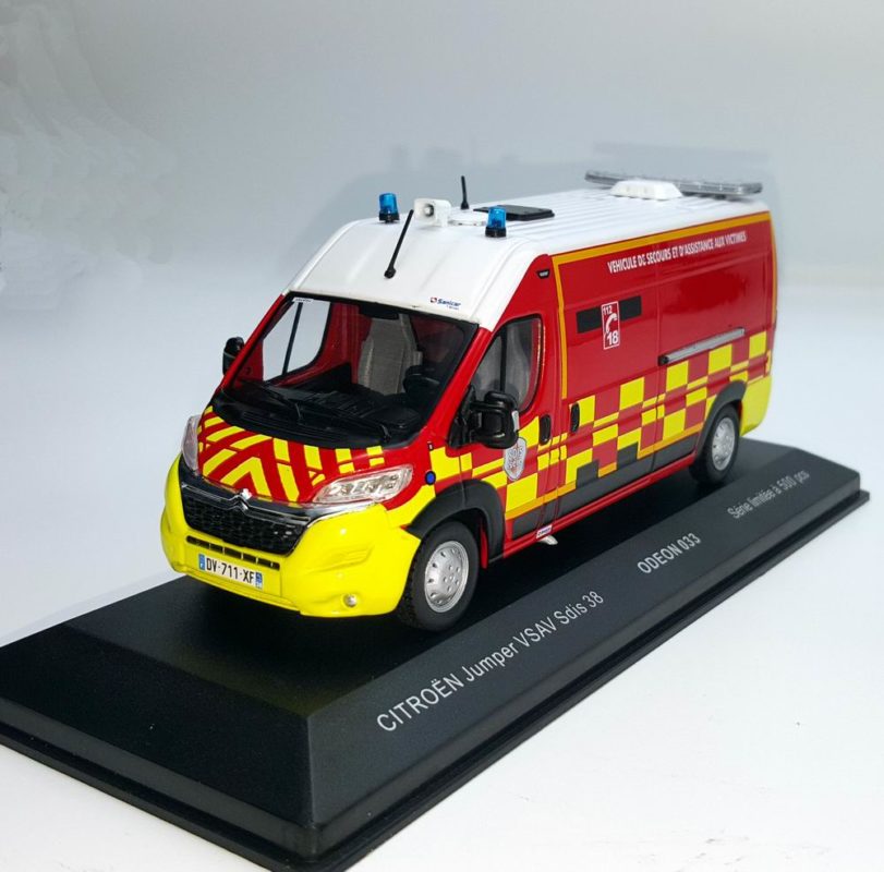 Citroen Jumper Pompiers Vsav Sdis Odeon V Hicule De Collection