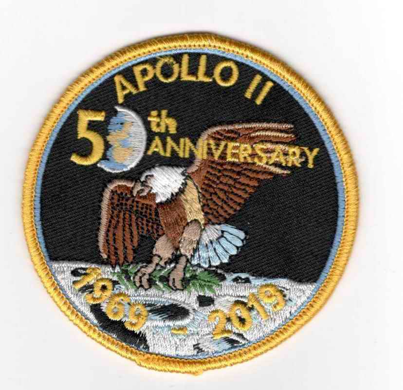 Patch NASA Mission Apollo 11 50 ans anniversaire