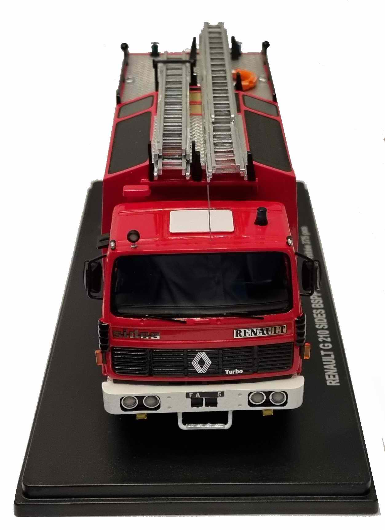 Camion de pompier RENAULT G210 Fourgon d'Appui FA 5 SIDES BSPP Brigade De Sapeurs Pompiers de Paris 1/43